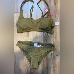 Sage green bikini set (185)